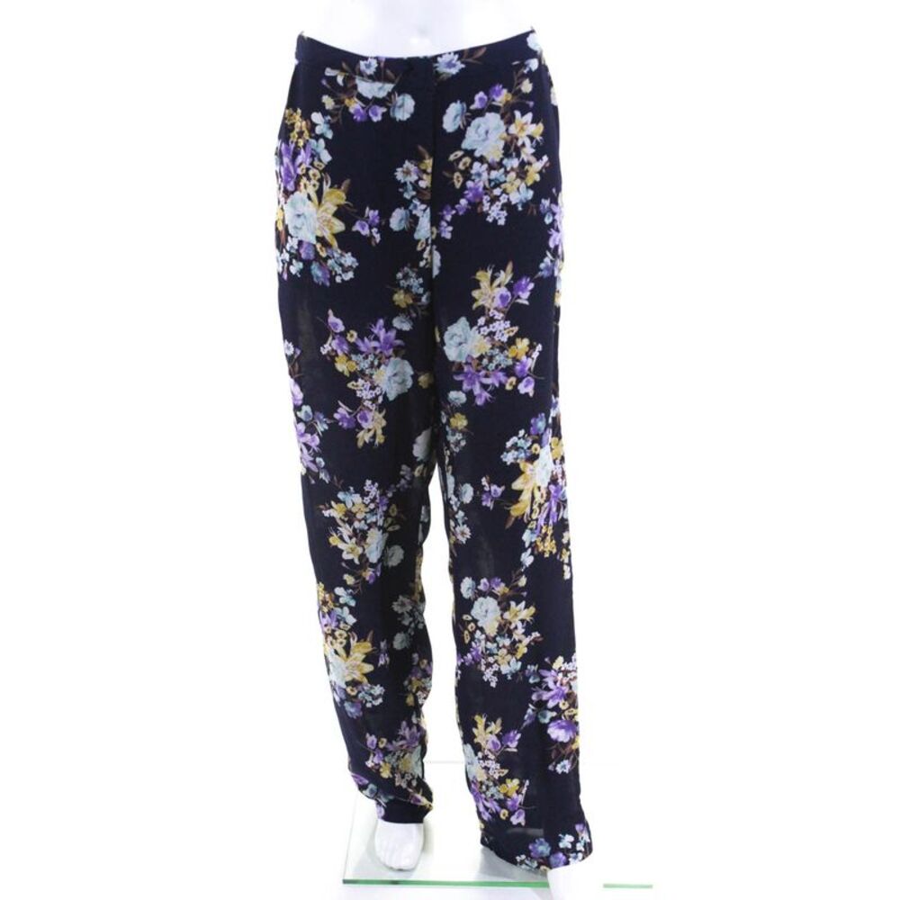 B Collection By Bobeau Womens Gayle Palazzo Pants Blue Size Extra Large 11026098